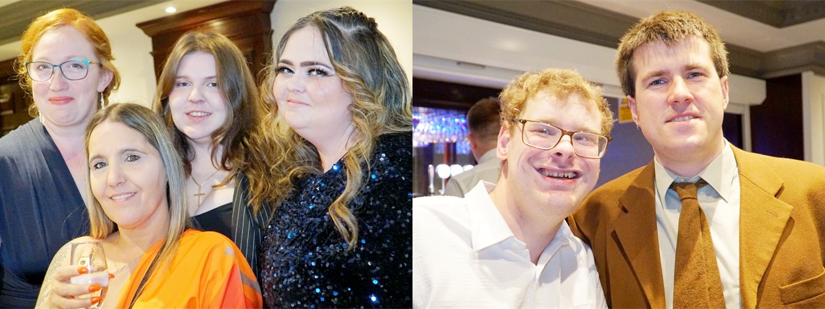 Pictures of some of our staff from Forum Central's 2024 Learning Disability Awards ceremony