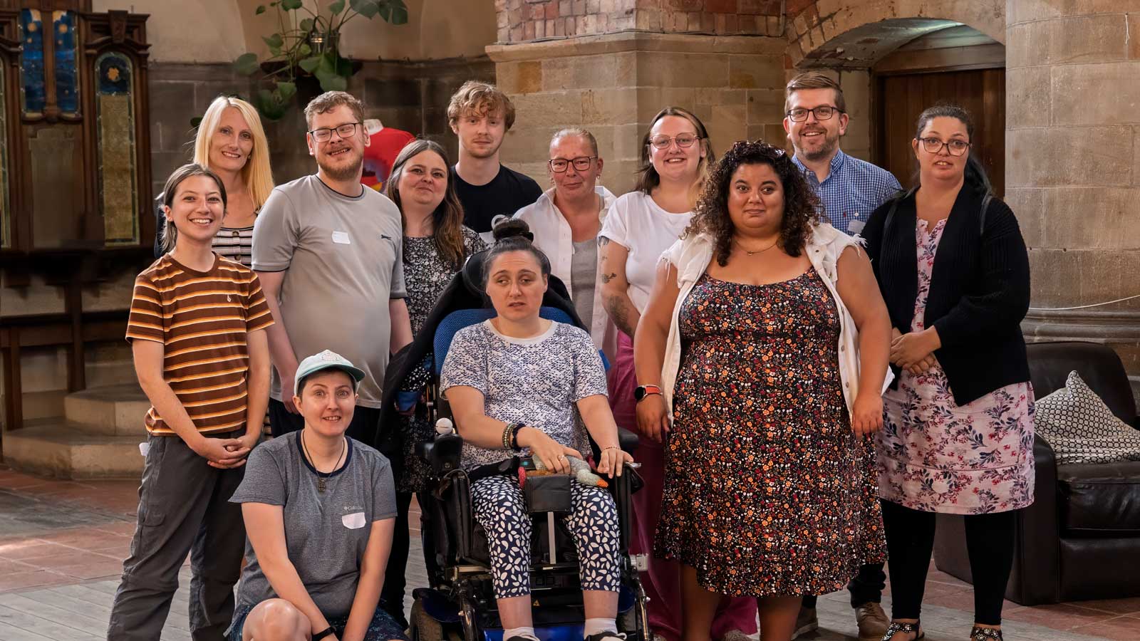 Members of our Learning Disability Projects team in a group photo.